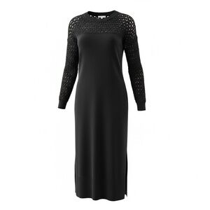 Annabelle Sweater Dress Black Size Medium